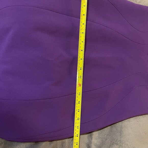 TAHARI Purple knee length dress (4) - Picture 8 of 11